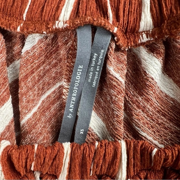 Anthropologie Women’s Eloise Off The Shoulder Top In Terracotta Size XS - Picture 4 of 7